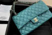 香奈儿Chanel高仿包包官网新款Classic Flap CF25.5蒂芙尼蓝-高仿包包