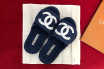 CHANEL拖鞋18ss Chanel 顶级品质超美毛毛拖鞋 蓝色-高仿包包