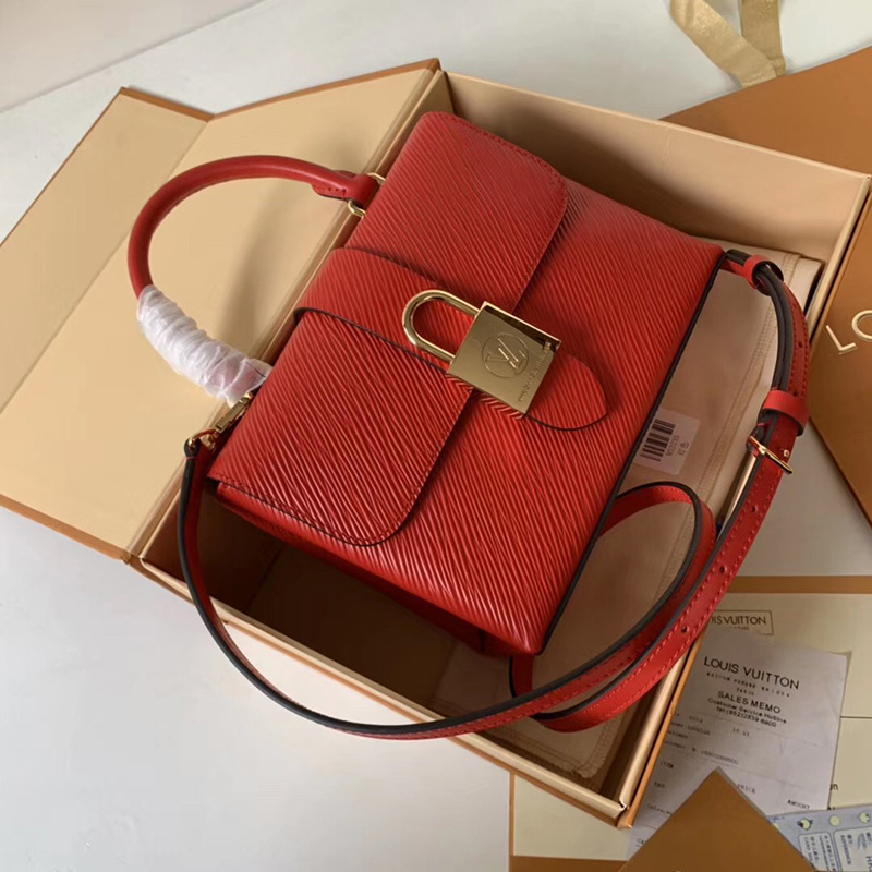 M53239 LV Locky BB 手袋 Epi皮革挂锁包 LV女包 LV手提包 LV单肩包 红色 M53239 LV Locky BB 手袋 Epi皮革挂锁包 LV女包 LV手提包 LV单肩包 红色